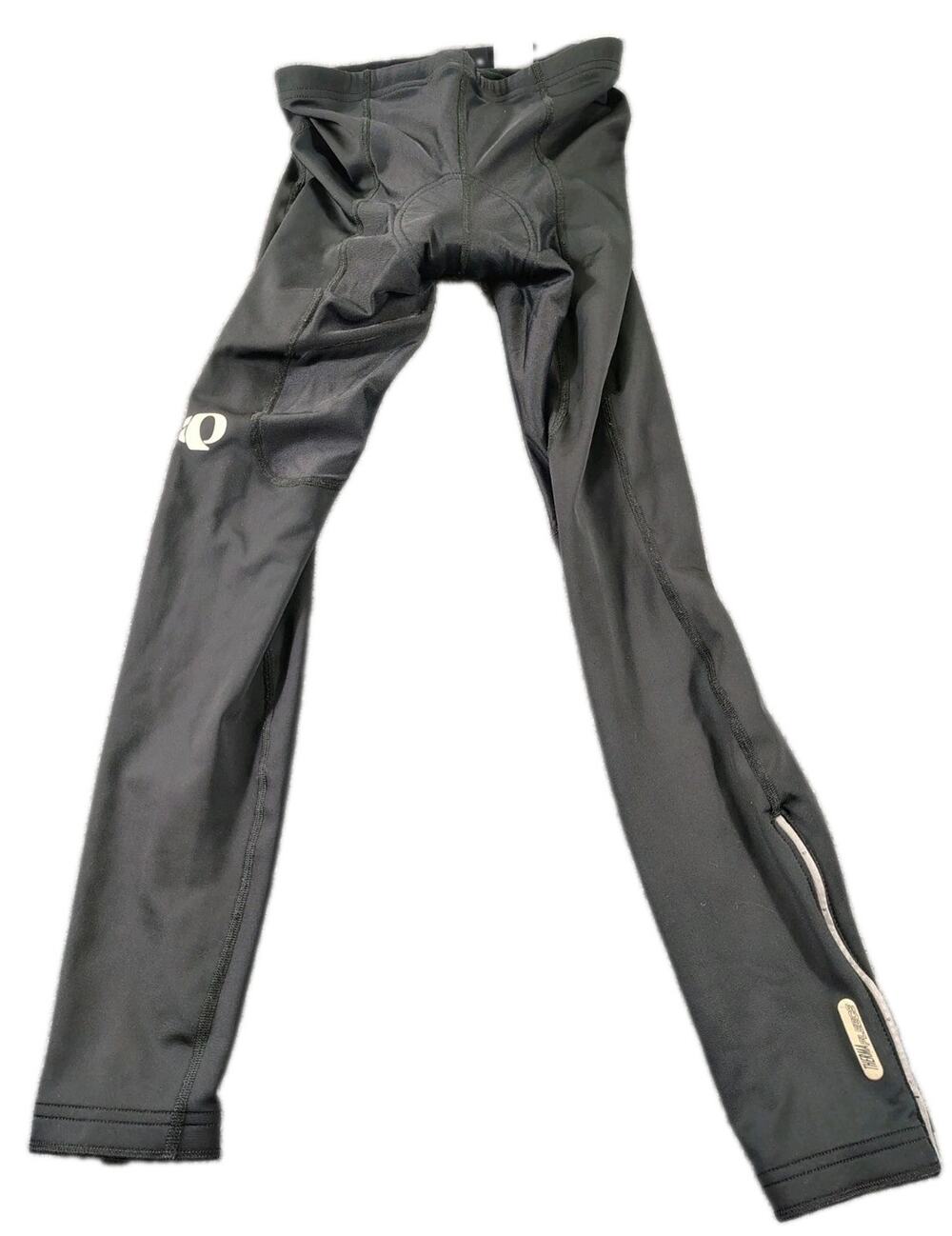 Pearl Izumi Padded Long Cycling Tights Mens M Black Therma Fleece Biking Stretch